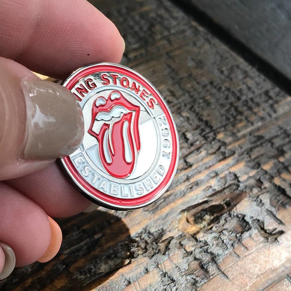 Rock Band Collectible Enamel Pin Set THE WHO and THE STONES - NEW! 807 - Picture 10 of 12